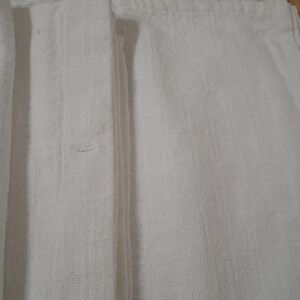 Threshold White Textured Waffle Weave 100% Cotton Shower Curtain 72x72